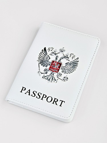 YG Обложка на паспорт "803" (герб/эко-кожа) 
