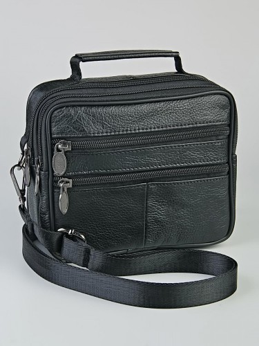 YO Сумка мужская мини "806#" б/н (нат. кожа)