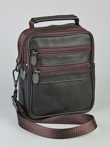 Сумка мужская мини "808#" б/н (нат. кожа)