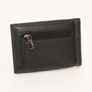 YD Зажим для денег HT168-R24F (нат.кожа) 