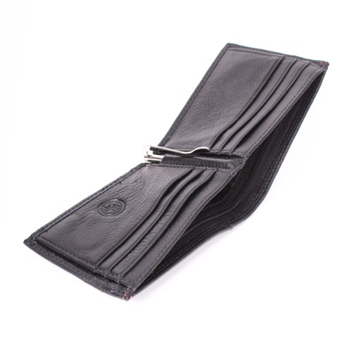 YD Зажим для денег HT 168-R24B (нат.кожа)