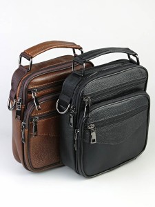 Сумка мужская "108" (мал./нат. кожа)