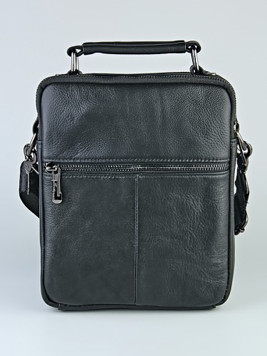 Сумка мужская "0075S" (черн./нат.кожа)